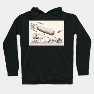 Cat Rocket Hoodie